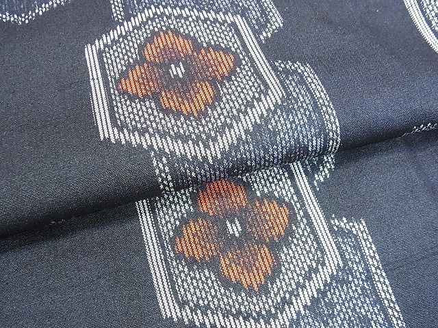 平和屋着物■上質な紬 亀甲花文 逸品 sf1185