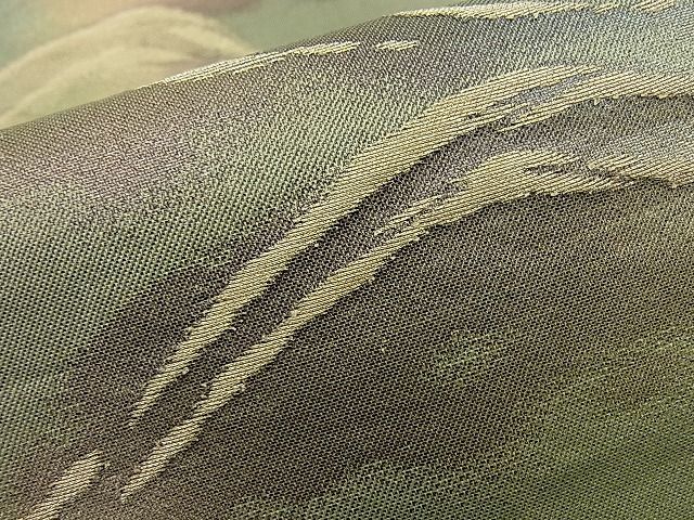 平和屋着物■六通柄袋帯 遠山文 金糸 引箔 逸品 n-sx0231