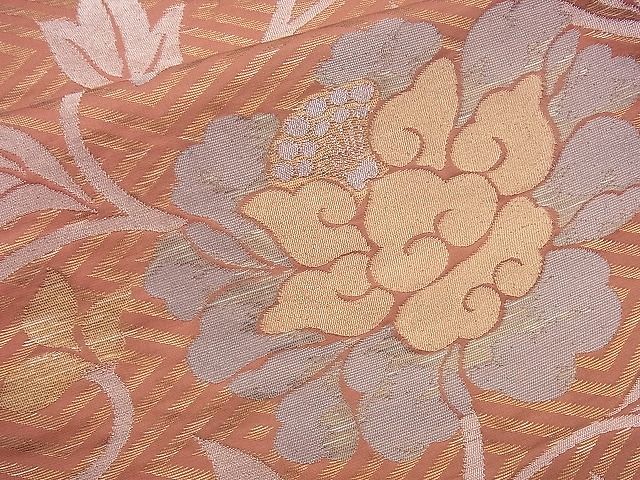 平和屋着物■六通柄袋帯 花唐草文 金銀糸 逸品 n-sx0778