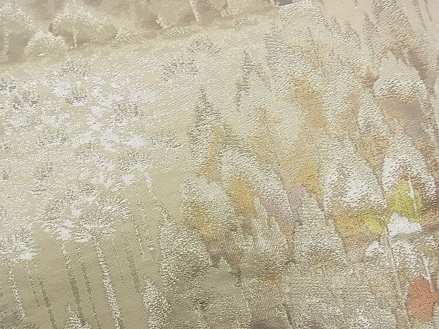 平和屋着物■六通柄袋帯 樹林文 古京錦 二重引箔 逸品 n-sx1281