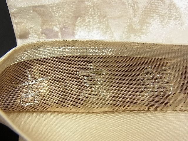 平和屋着物■六通柄袋帯 樹林文 古京錦 二重引箔 逸品 n-sx1281