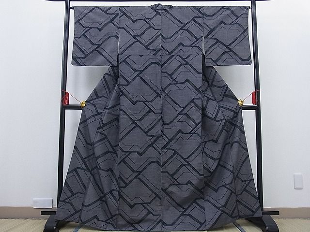 平和屋着物■上質な紬 吉祥文 逸品 n-th0817