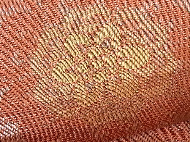 平和屋着物■六通柄袋帯 向かい鳳凰吉祥花文 金糸 逸品 n-th1257