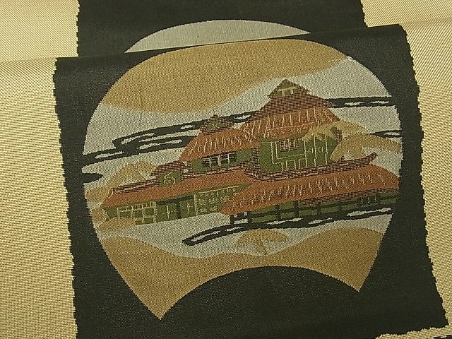 平和屋着物■六通柄袋帯 古今絵巻 逸品 th2611