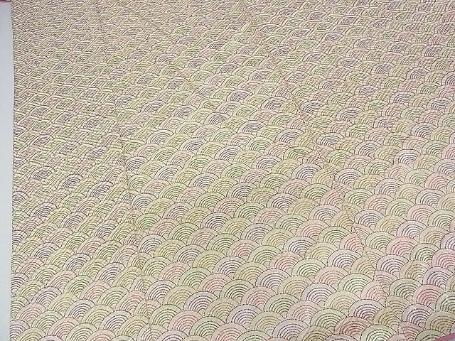 平和屋着物■付下げ 青海波 逸品 ud1201