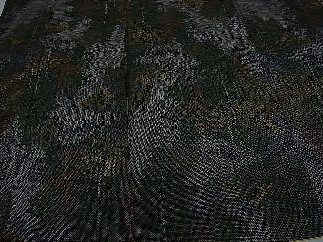 平和屋着物■上質な紬 樹林文 逸品 ut2506