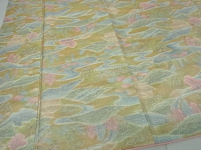平和屋着物■上質な紬 遠山流水文 逸品 vf3050