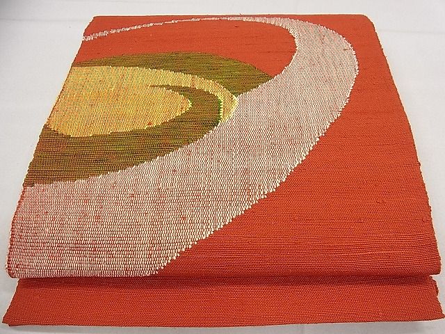 平和屋着物■八寸名古屋帯 紬地 吉祥文 逸品 vf5934