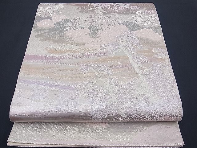 平和屋着物■六通柄袋帯 嵐山 二重箔錦 逸品 n-vz0503