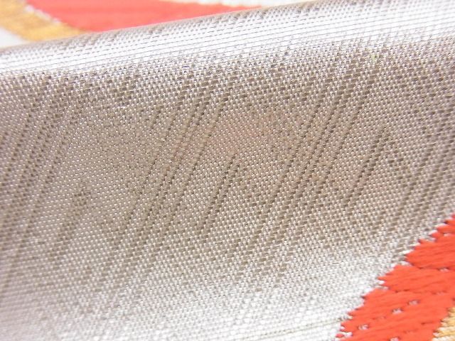 平和屋着物■六通柄袋帯 唐織 流水吉祥文 金銀糸 逸品 n-vz0842