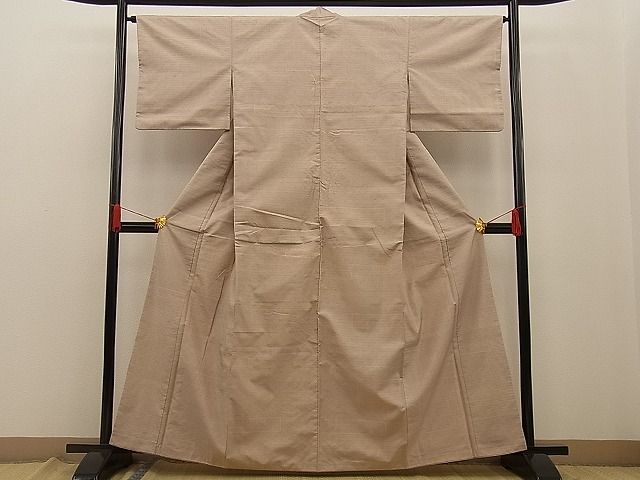 平和屋着物■上質な紬 100亀甲 吉祥文 逸品 n-wb0368