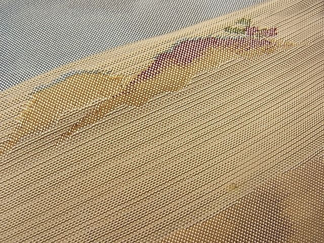 平和屋着物■六通柄袋帯 御所解文 逸品 n-wb0782