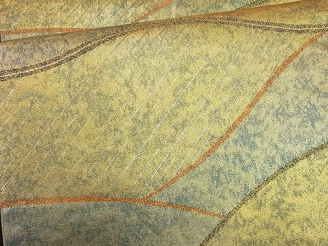 平和屋着物■六通柄袋帯 流水文 金糸 逸品 n-yc0919