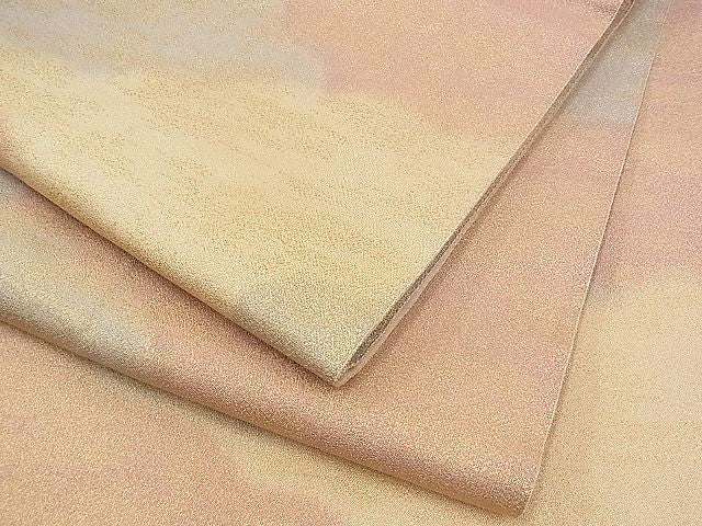 平和屋着物■全通柄袋帯 砂子綴れ 雲取り文 金糸 逸品 n-yc2379