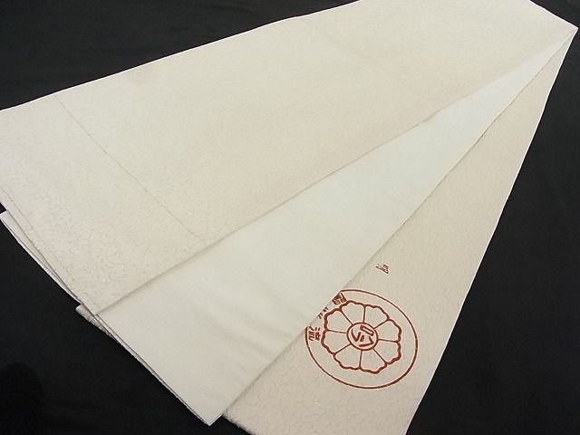 平和屋着物■太鼓柄袋帯 明宝 関心流 花唐草文 金通し地 正絹 逸品 A-yi1964
