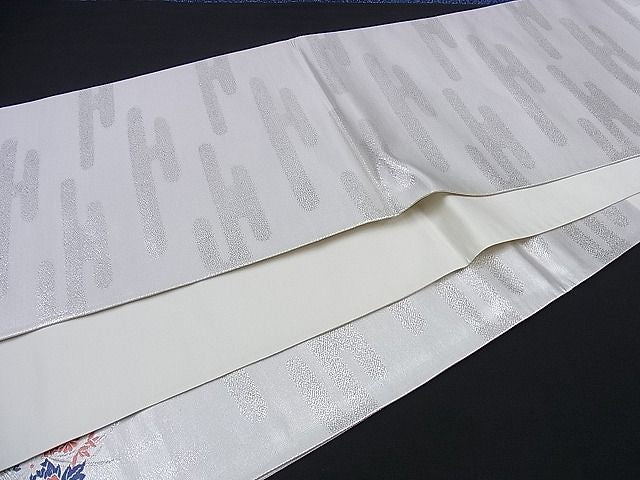 平和屋着物■六通太鼓柄袋帯 唐織 花車文 金銀糸 逸品 yk0862