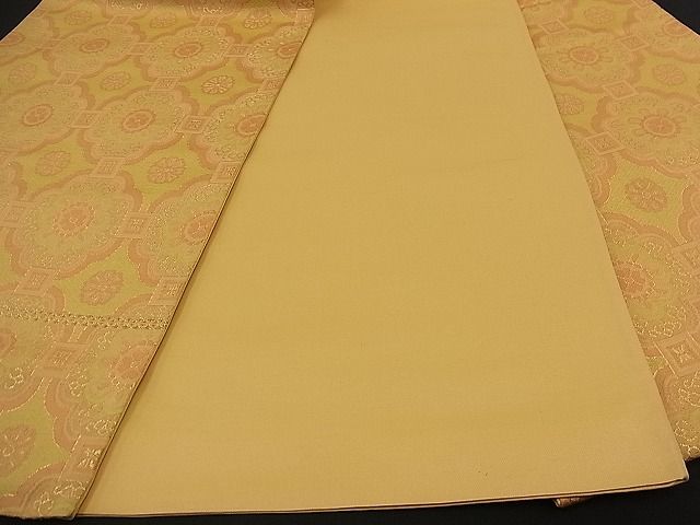 平和屋着物■六通柄袋帯 蜀江花文 金糸 逸品 n-yn0336