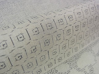 平和屋本店■極上　本場結城紬　重要無形文化財　単衣　100亀甲　花唐草横段文　逸品　未使用　DZAA0605kh4 - 平和屋