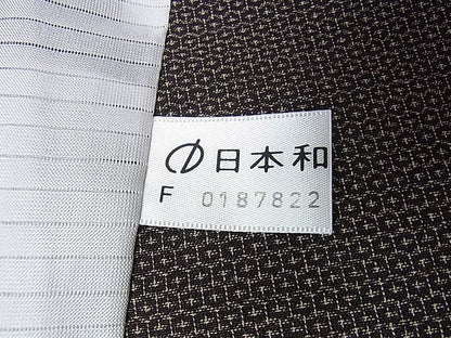 平和屋本店■極上　夏物　越後結城物語　100亀甲　十日町白新染織謹製　証紙付き　逸品　未使用　DZAA1461kh4 - 平和屋