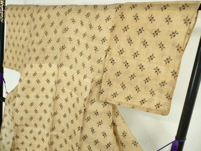 平和屋本店■極上　夏物　芭蕉布　手積み芭蕉糸100％　逸品　未使用　DZAA3066kh5 - 平和屋