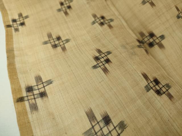 平和屋本店■極上　夏物　芭蕉布　手積み芭蕉糸100％　逸品　未使用　DZAA3066kh5 - 平和屋