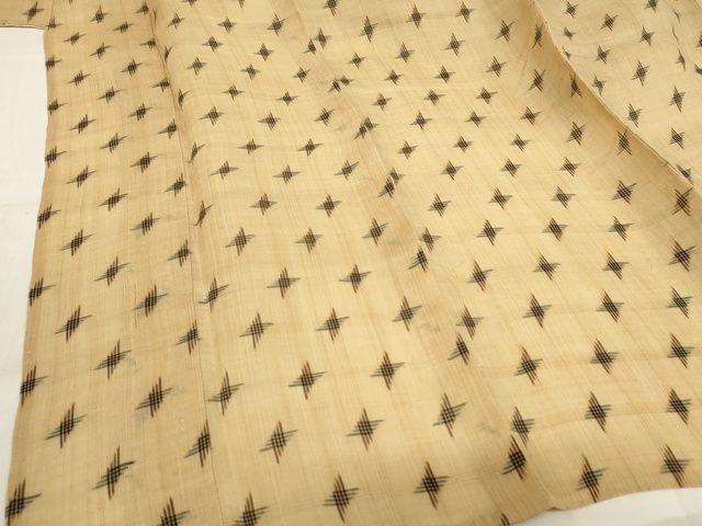 平和屋本店■極上　夏物　芭蕉布　手積み芭蕉糸100％　十字重ね　逸品　KAAA1754kk5 - 平和屋