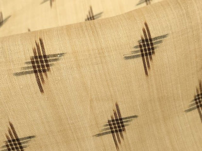 平和屋本店■極上　夏物　芭蕉布　手積み芭蕉糸100％　十字重ね　逸品　KAAA1754kk5 - 平和屋