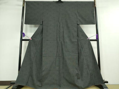 平和屋本店■極上　白鷹お召　110亀甲　麻の葉文様　逸品　未使用　DZAA2632kh5 - 平和屋