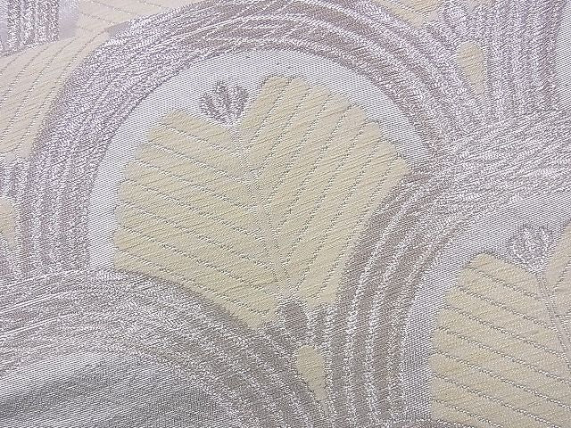 平和屋着物■六通柄袋帯 唐織 松青海波 銀糸 逸品 n-ds1133