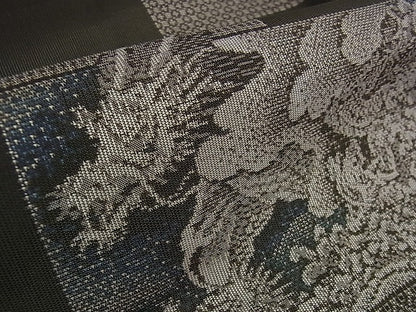平和屋本店■極上　本場大島紬　12マルキ　泥染　優色大島　窪田織物謹製　優粋ブランド　虎　龍　証紙付き　逸品　DZAA2043kh4 - 平和屋