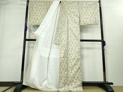 平和屋本店■極上　本場大島紬　十八算　12マルキ　紬仙庵　彩泥　永長洋一作　言葉あそび　証紙付き　逸品　未使用　DZAA3195kh5 - 平和屋