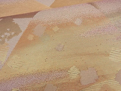 平和屋着物■六通柄袋帯 彩華美匠錦 箔散らし 金糸 逸品 n-ds1554