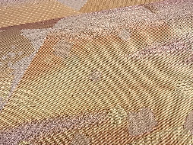 平和屋着物■六通柄袋帯 彩華美匠錦 箔散らし 金糸 逸品 n-ds1554