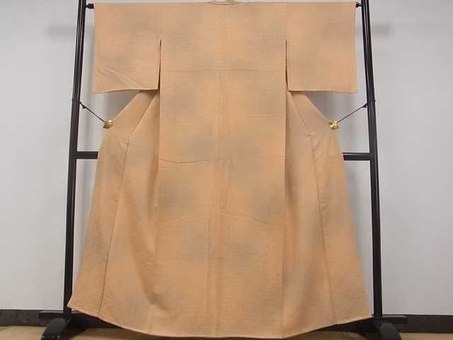 平和屋着物■付下げ　扇並べ地紋　暈し染め　逸品　fc1777