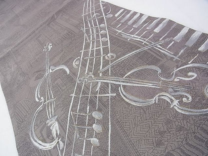 平和屋本店■極上　1897年創業　名門岡野　本場筑前博多織　千年工房　六通太鼓柄袋帯　宗洋遊楽　運命　証紙付き　逸品　DZAA0926kh4 - 平和屋