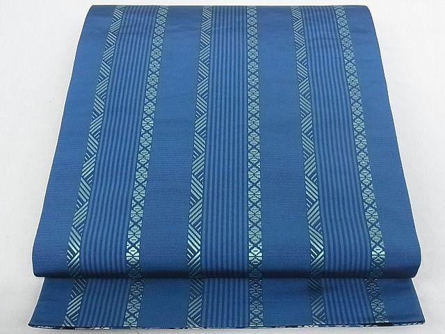 平和屋本店■極上 1897年創業 名門岡野 本場筑前博多織 千年工房 両面全通柄 本袋帯 証紙付き 正絹 逸品 未使用 KAAA0915kk4 - 平和屋