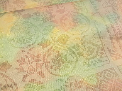 平和屋着物■六通柄袋帯 吉祥花唐草文 金糸 逸品 n-my0262