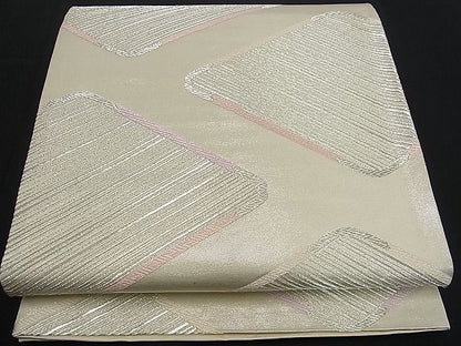 平和屋着物■六通柄袋帯　唐織　吉祥文　銀糸　逸品　ch0770