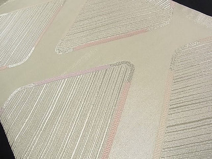 平和屋着物■六通柄袋帯　唐織　吉祥文　銀糸　逸品　ch0770