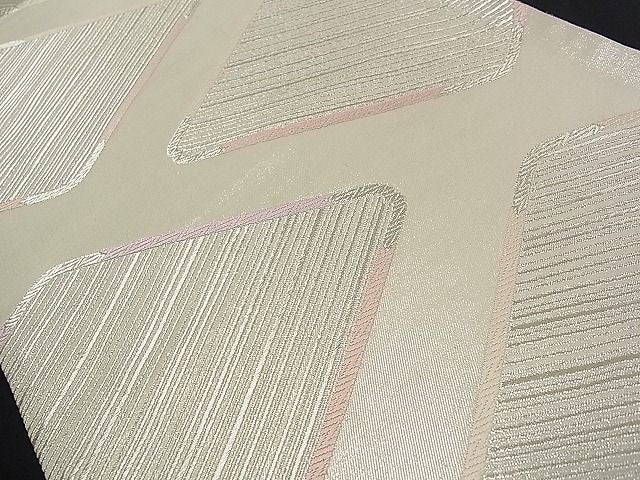 平和屋着物■六通柄袋帯　唐織　吉祥文　銀糸　逸品　ch0770