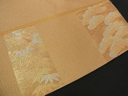 平和屋着物■六通太鼓柄袋帯 松竹梅 金銀糸 逸品 ch0778