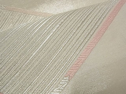 平和屋着物■六通柄袋帯　唐織　吉祥文　銀糸　逸品　ch0770