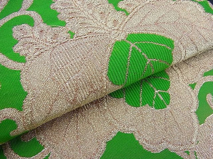 平和屋着物■六通柄袋帯 綴れ 菱吉祥桐花文 金糸 逸品 n-pe0034