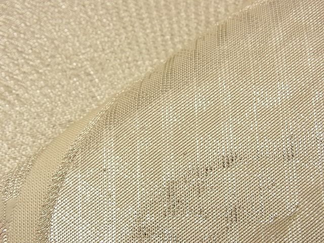 平和屋着物■六通柄袋帯 唐織 吉祥青海波 銀糸 逸品 n-bj0580