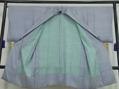 期間限定セール30%off■極上　道中着　ロング丈　スリーシーズン　春夏秋　霞唐草文　逸品3s1820