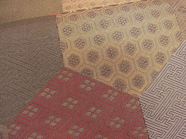 平和屋着物■六通柄袋帯 亀甲吉祥文 金糸 逸品 ch2820