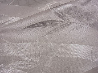 平和屋着物■六通柄袋帯 笹竹文 銀糸 逸品 oy0982