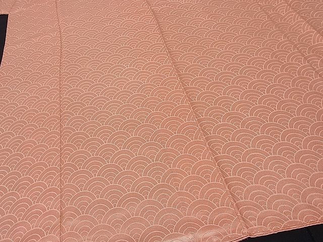 平和屋着物■付下げ　青海波　逸品　hy6776