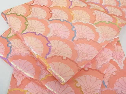 平和屋着物■六通柄袋帯 花青海波 銀糸 逸品 az4458