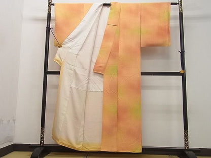平和屋着物■付下げ　青海波地紋　暈し染め　逸品　ma3359
